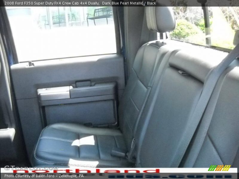 Dark Blue Pearl Metallic / Black 2008 Ford F350 Super Duty FX4 Crew Cab 4x4 Dually