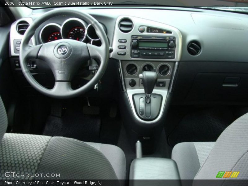 Cosmic Blue Metallic / Dark Gray 2006 Toyota Matrix AWD