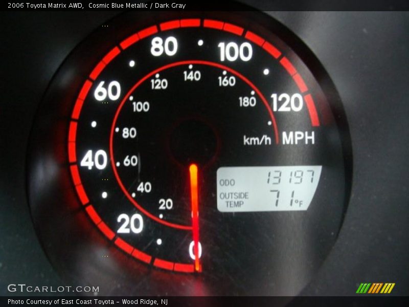 Cosmic Blue Metallic / Dark Gray 2006 Toyota Matrix AWD