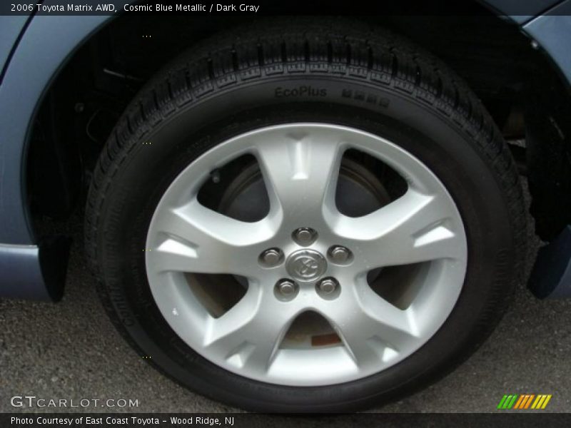 Cosmic Blue Metallic / Dark Gray 2006 Toyota Matrix AWD