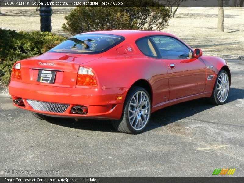 Rosso Mondiale (Red) / Cuoio 2006 Maserati Coupe Cambiocorsa