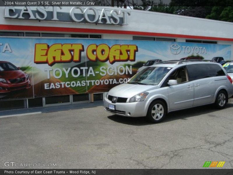 Silver Mist Metallic / Gray 2004 Nissan Quest 3.5 SE