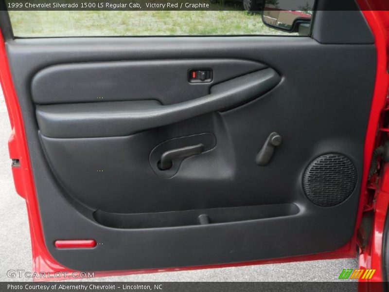 Victory Red / Graphite 1999 Chevrolet Silverado 1500 LS Regular Cab
