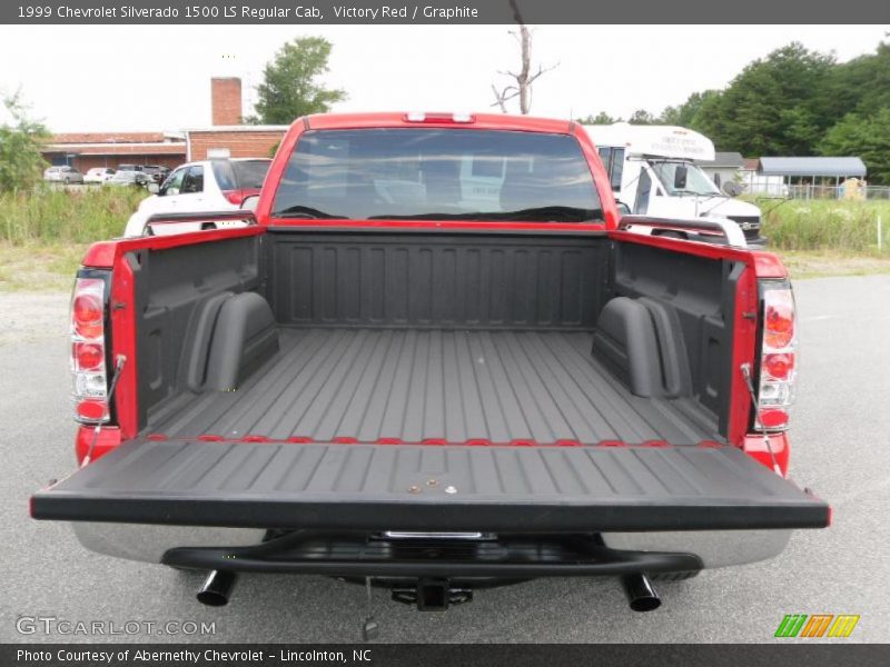 Victory Red / Graphite 1999 Chevrolet Silverado 1500 LS Regular Cab