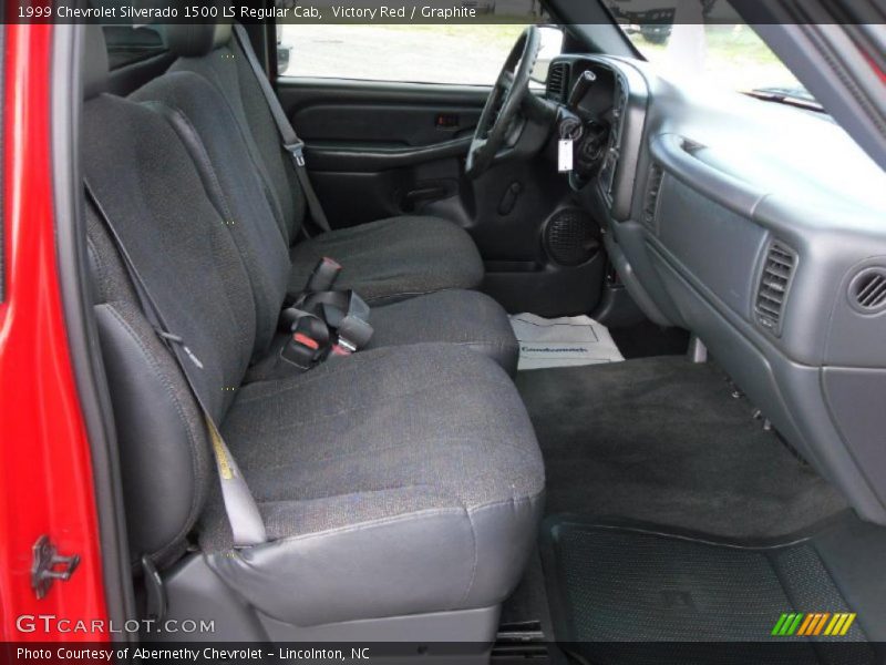 Victory Red / Graphite 1999 Chevrolet Silverado 1500 LS Regular Cab