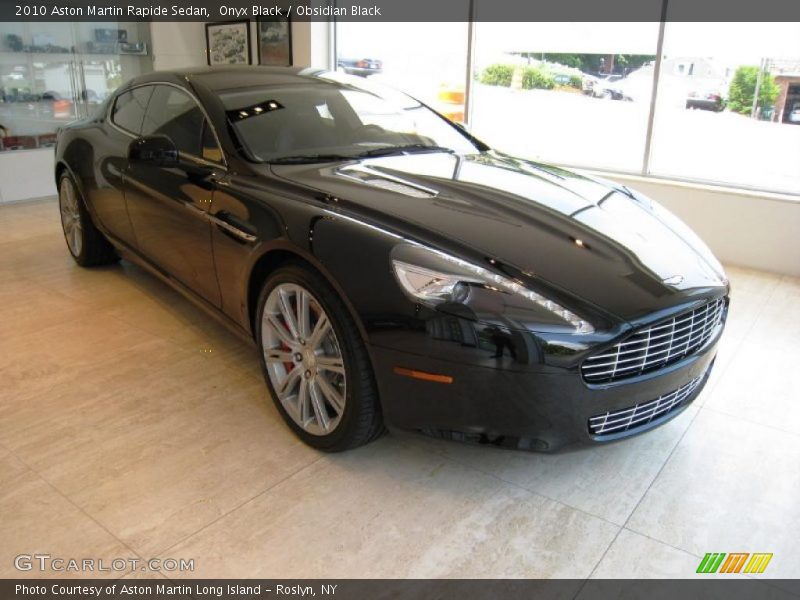 Onyx Black / Obsidian Black 2010 Aston Martin Rapide Sedan