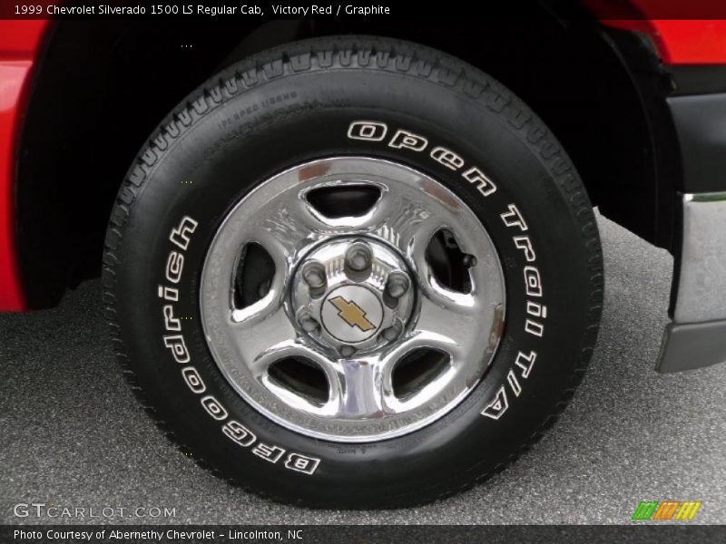 Victory Red / Graphite 1999 Chevrolet Silverado 1500 LS Regular Cab
