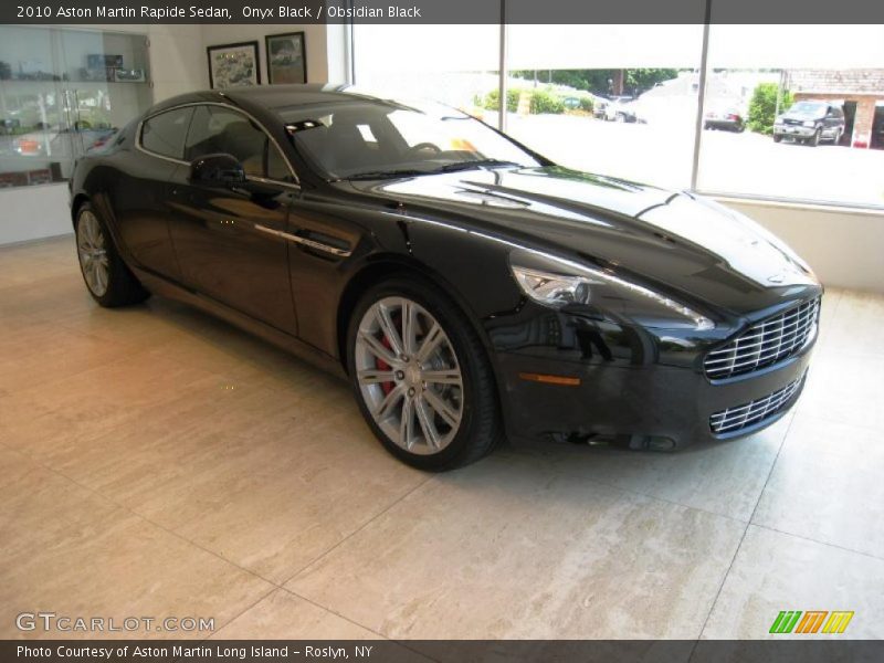 Onyx Black / Obsidian Black 2010 Aston Martin Rapide Sedan