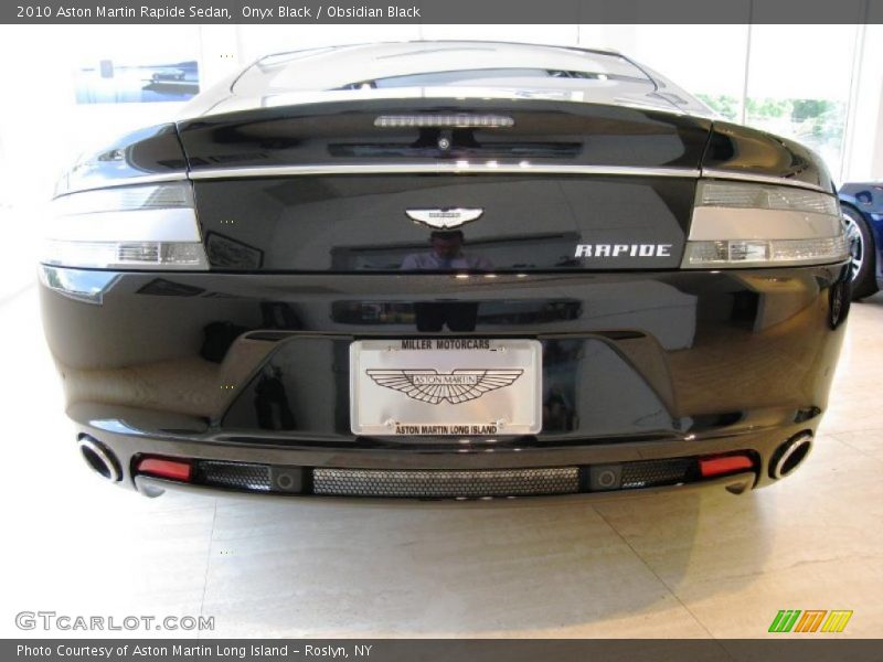 Onyx Black / Obsidian Black 2010 Aston Martin Rapide Sedan