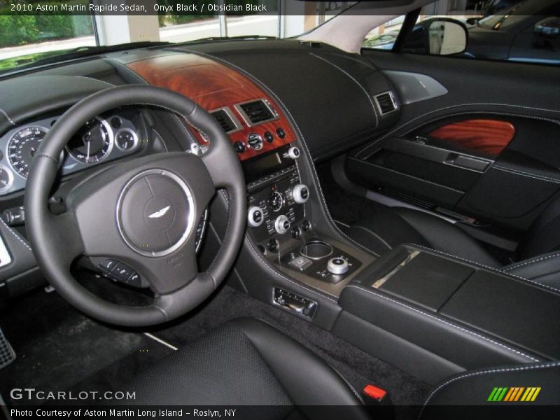 Onyx Black / Obsidian Black 2010 Aston Martin Rapide Sedan