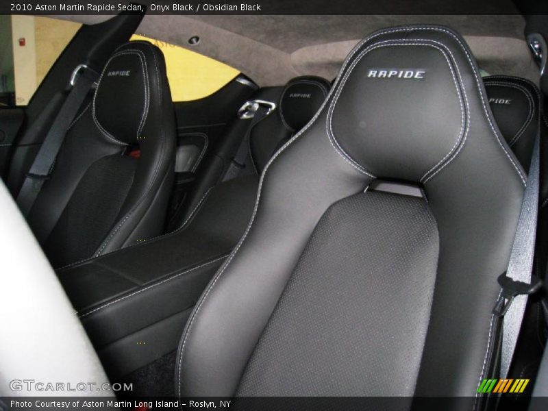 Onyx Black / Obsidian Black 2010 Aston Martin Rapide Sedan