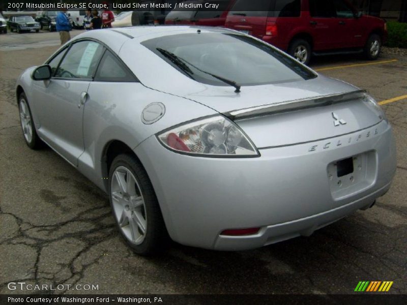 Liquid Silver Metallic / Medium Gray 2007 Mitsubishi Eclipse SE Coupe