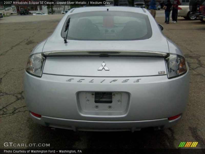 Liquid Silver Metallic / Medium Gray 2007 Mitsubishi Eclipse SE Coupe