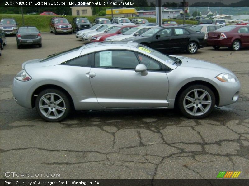 Liquid Silver Metallic / Medium Gray 2007 Mitsubishi Eclipse SE Coupe