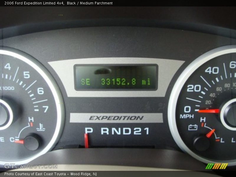 Black / Medium Parchment 2006 Ford Expedition Limited 4x4