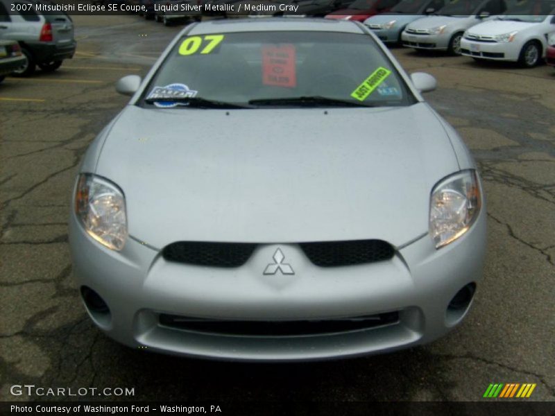 Liquid Silver Metallic / Medium Gray 2007 Mitsubishi Eclipse SE Coupe