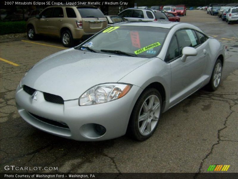 Liquid Silver Metallic / Medium Gray 2007 Mitsubishi Eclipse SE Coupe