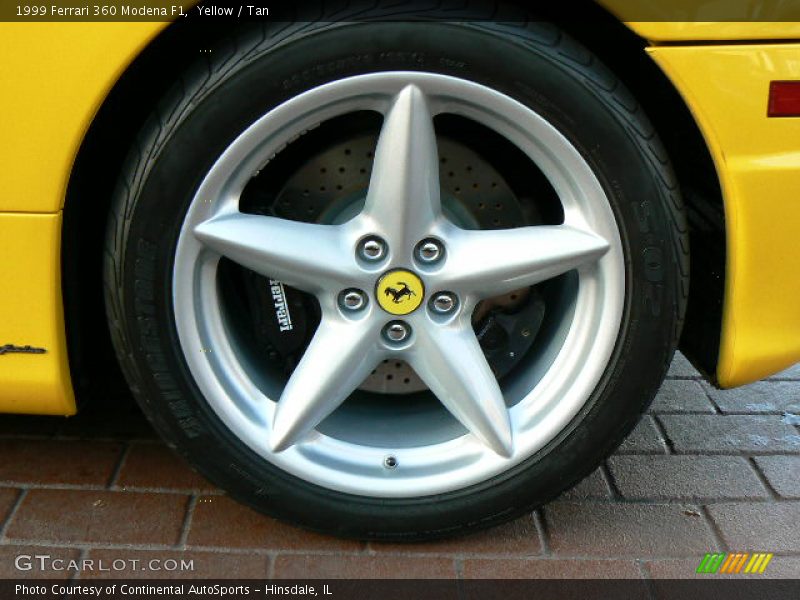 Yellow / Tan 1999 Ferrari 360 Modena F1