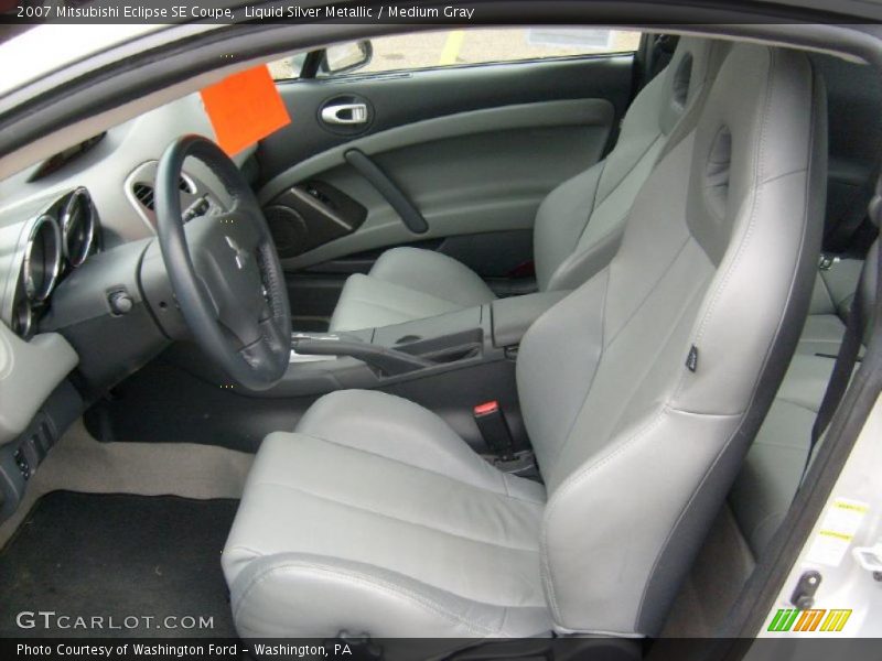 Liquid Silver Metallic / Medium Gray 2007 Mitsubishi Eclipse SE Coupe