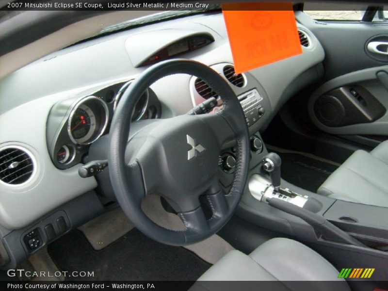 Liquid Silver Metallic / Medium Gray 2007 Mitsubishi Eclipse SE Coupe