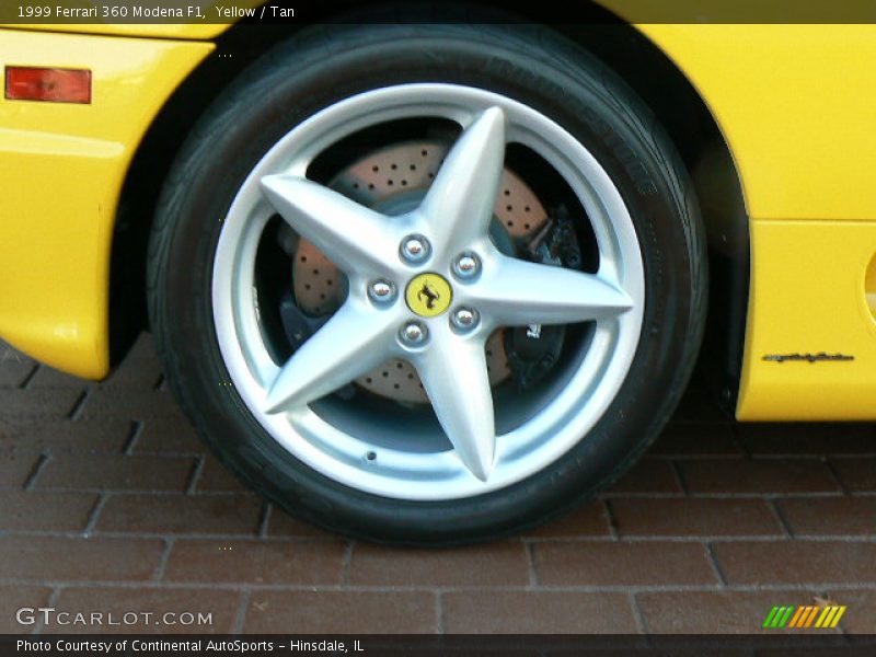 Yellow / Tan 1999 Ferrari 360 Modena F1
