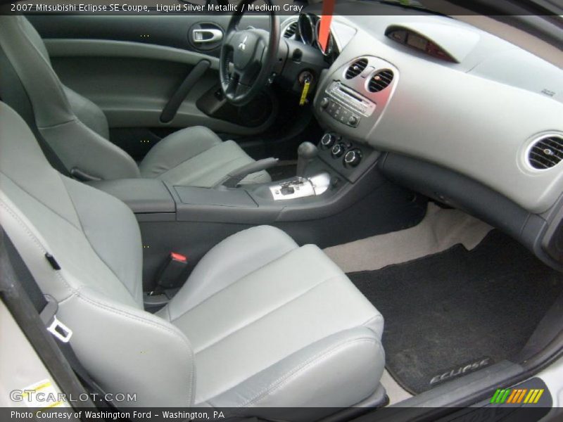 Liquid Silver Metallic / Medium Gray 2007 Mitsubishi Eclipse SE Coupe