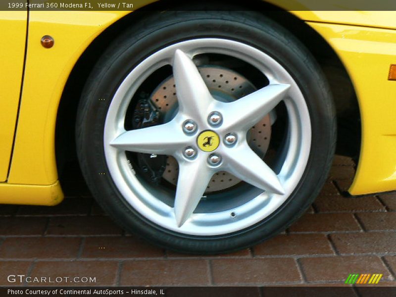 Yellow / Tan 1999 Ferrari 360 Modena F1