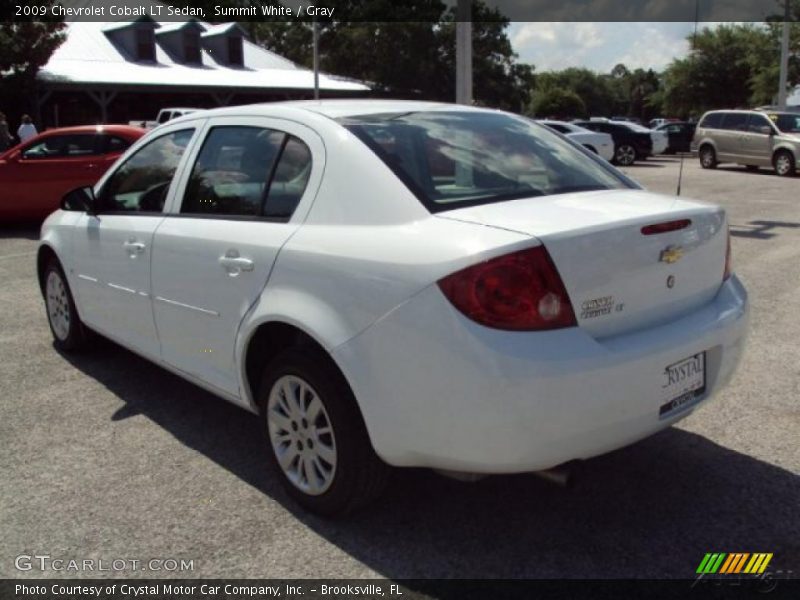 Summit White / Gray 2009 Chevrolet Cobalt LT Sedan