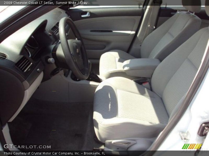 Summit White / Gray 2009 Chevrolet Cobalt LT Sedan