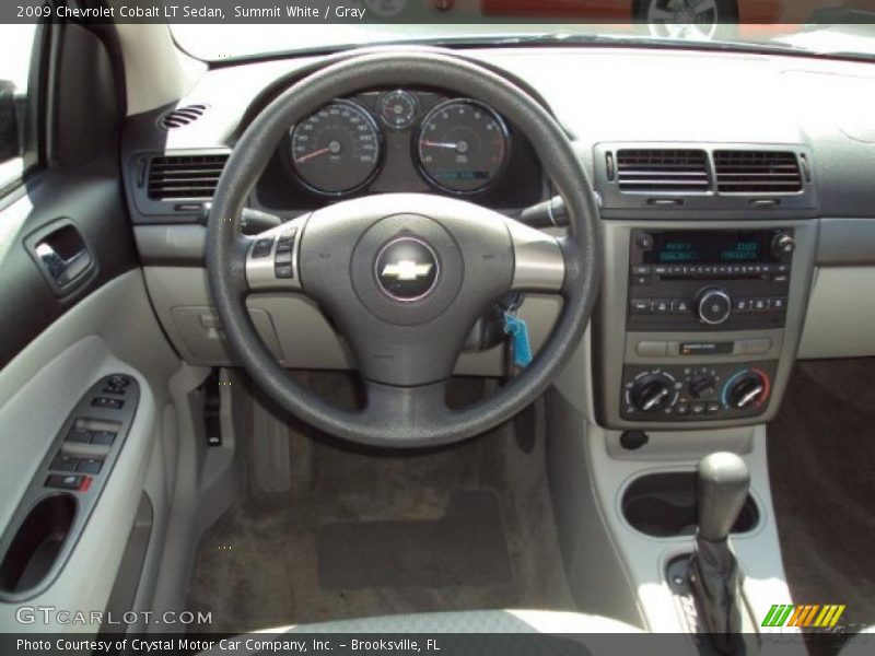 Summit White / Gray 2009 Chevrolet Cobalt LT Sedan