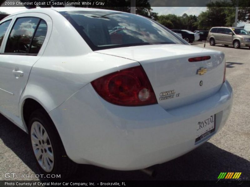 Summit White / Gray 2009 Chevrolet Cobalt LT Sedan