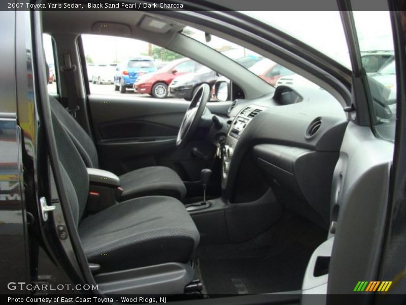 Black Sand Pearl / Dark Charcoal 2007 Toyota Yaris Sedan