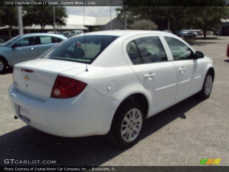 Summit White / Gray 2009 Chevrolet Cobalt LT Sedan