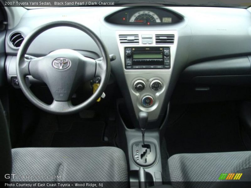 Black Sand Pearl / Dark Charcoal 2007 Toyota Yaris Sedan