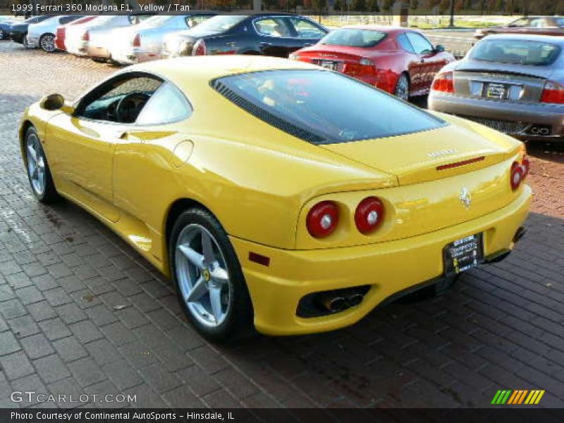 Yellow / Tan 1999 Ferrari 360 Modena F1