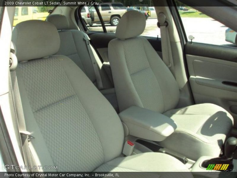Summit White / Gray 2009 Chevrolet Cobalt LT Sedan