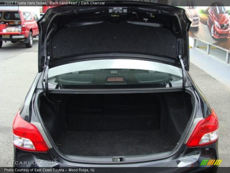 Black Sand Pearl / Dark Charcoal 2007 Toyota Yaris Sedan