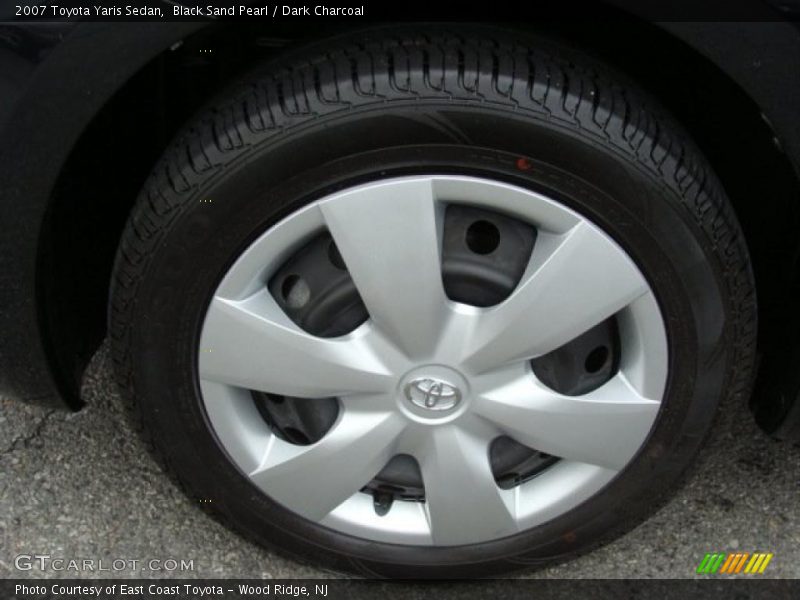 Black Sand Pearl / Dark Charcoal 2007 Toyota Yaris Sedan
