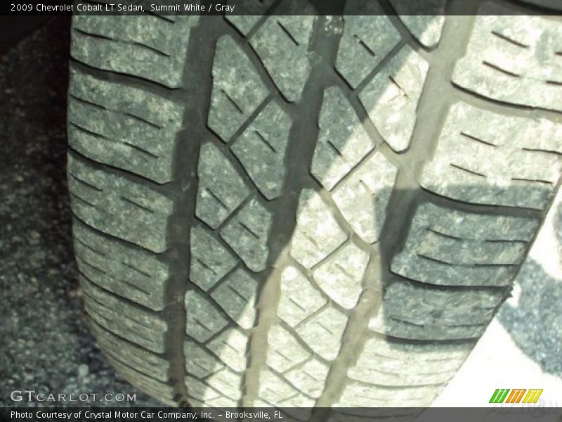 Summit White / Gray 2009 Chevrolet Cobalt LT Sedan