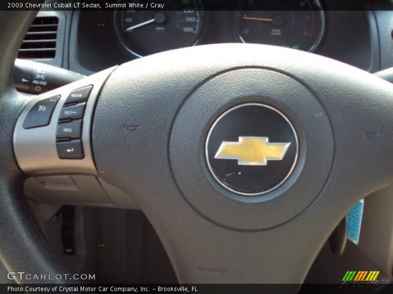 Summit White / Gray 2009 Chevrolet Cobalt LT Sedan
