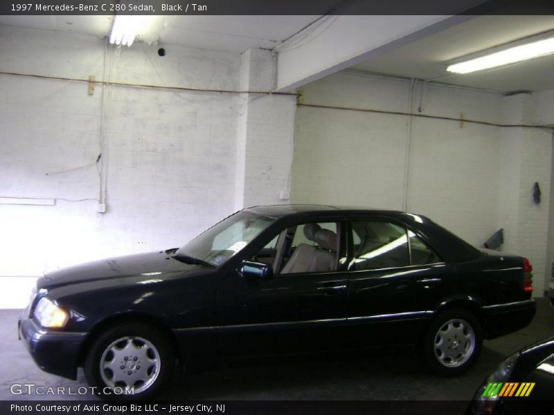 Black / Tan 1997 Mercedes-Benz C 280 Sedan