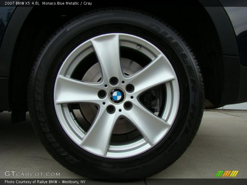 Monaco Blue Metallic / Gray 2007 BMW X5 4.8i