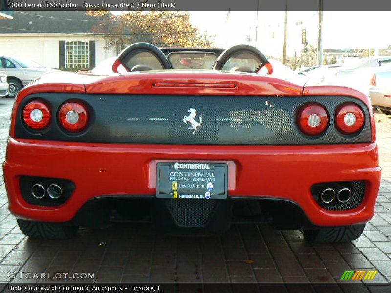 Rosso Corsa (Red) / Nero (Black) 2003 Ferrari 360 Spider