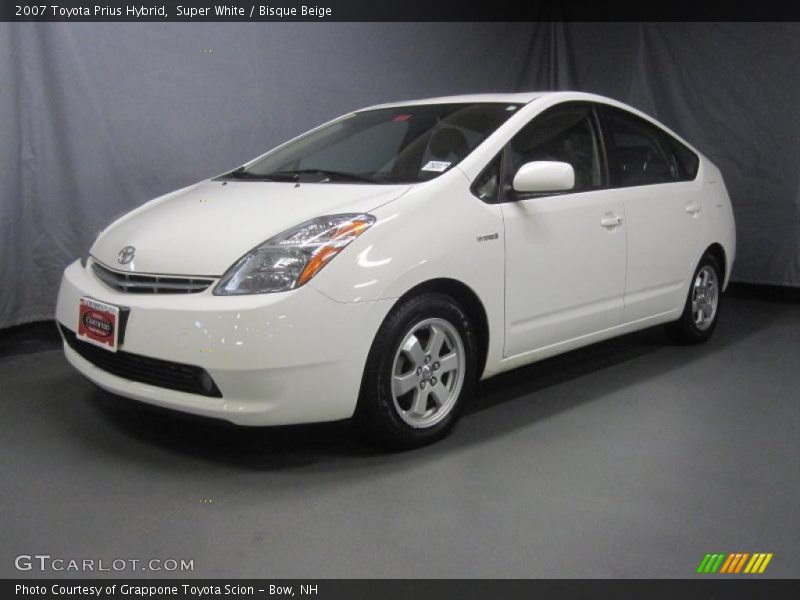 Super White / Bisque Beige 2007 Toyota Prius Hybrid