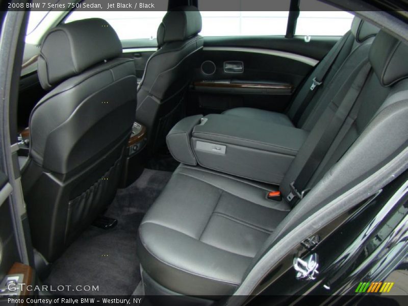 Jet Black / Black 2008 BMW 7 Series 750i Sedan