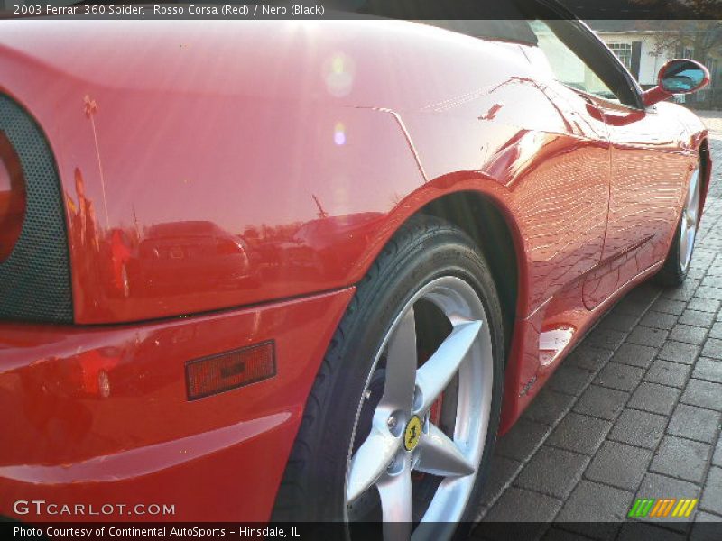 Rosso Corsa (Red) / Nero (Black) 2003 Ferrari 360 Spider