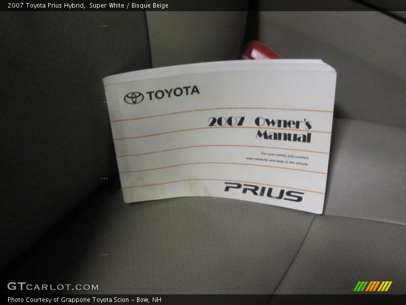 Super White / Bisque Beige 2007 Toyota Prius Hybrid
