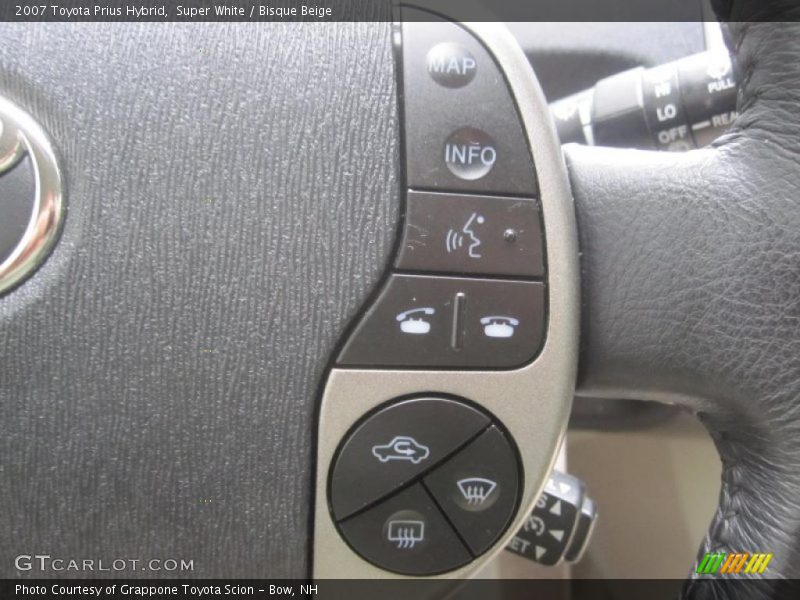Super White / Bisque Beige 2007 Toyota Prius Hybrid