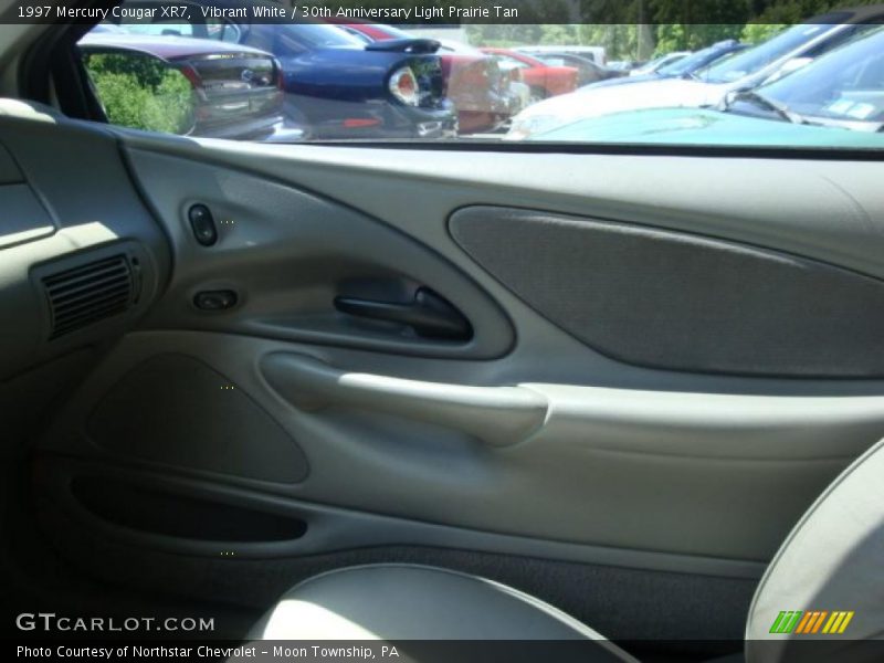 Vibrant White / 30th Anniversary Light Prairie Tan 1997 Mercury Cougar XR7