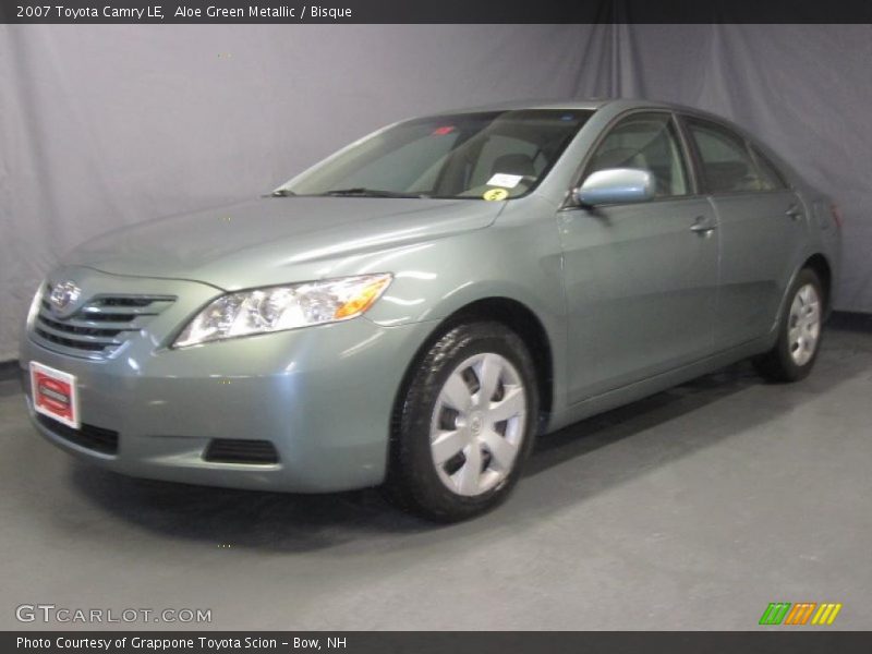 Aloe Green Metallic / Bisque 2007 Toyota Camry LE